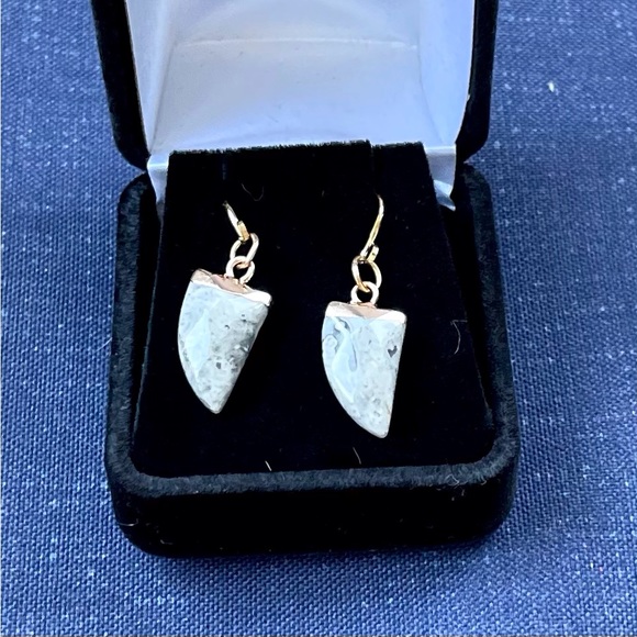 🌻NIB Howlight Gold Dipped Faceted Gemstone Fang Earrings🌻 - Picture 4 of 15